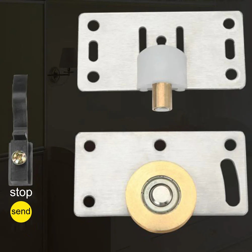 Wardrobe Sliding Door Pulley Wheel Runner Closet Wardrobe Moving Door Bottom Pulley Lower Wheel Roller Furniture Hardware