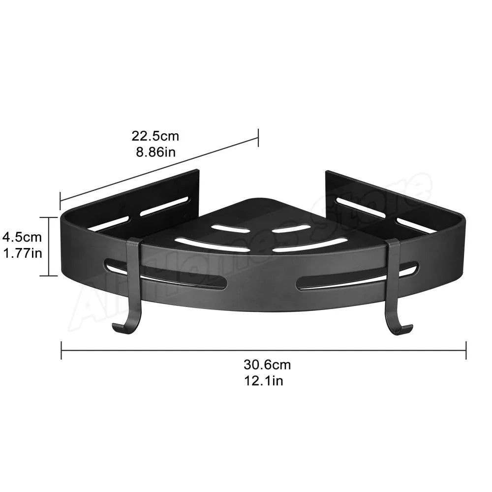 3/2/1PCS No Punching Required Bathroom Shampoo Holder Shower Caddy Shelves Storage Shelf Towel Holder Shelves For Bathroom