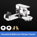Bathroom Faucets Hot and Cold Shower Tap Wall Mounted  Mixing Valve Single Handle Dual Control Bathtub Faucet Shower Accessories