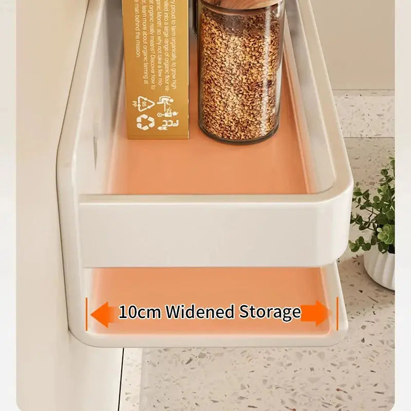 Bathroom Shelf Wall-Mounted Spice Rack Multifunctional Item Shelf Condiment Storage Shampoo Organizer Rack Kitchen Accessories