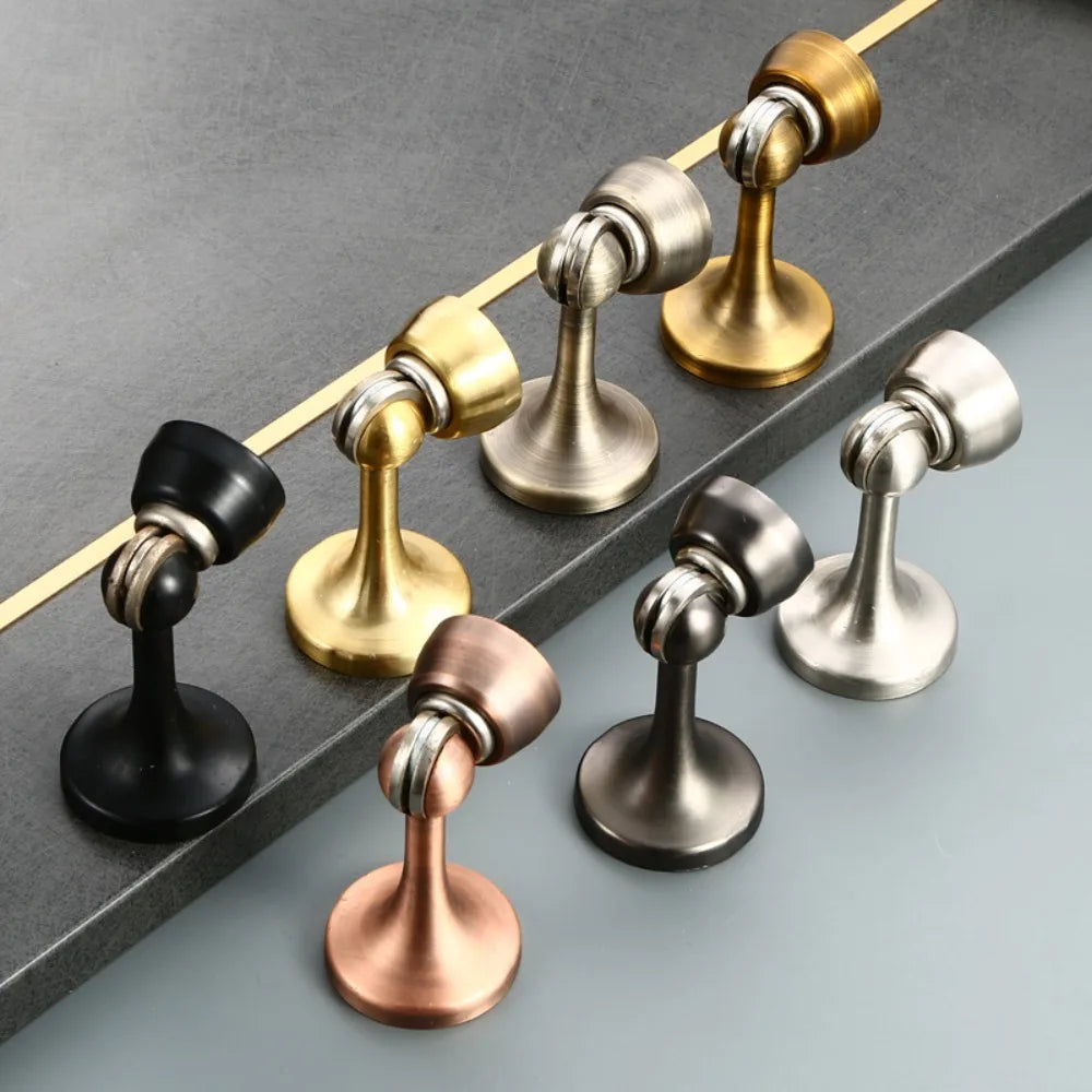 Practical Wall-mounted Type Magnetic Door Stopper Fixed Strong Magnetic Door Suction Mute Durable Door Stop Bumper Door