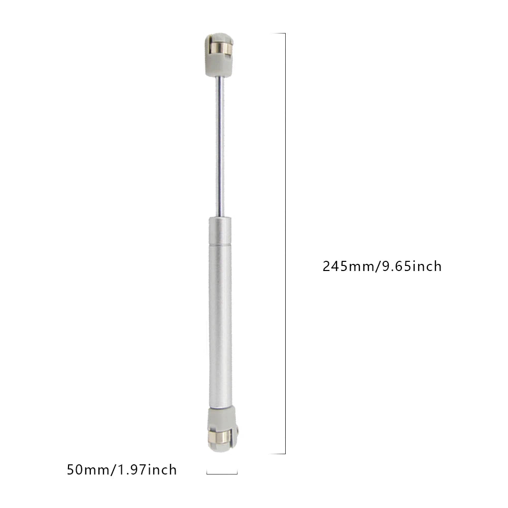 80N/100N 2pc Pneumatic Support Cabinet Hinges Silent Hydraulic Furniture Door Lift Support Stay Soft Close Open Cabient Hardware