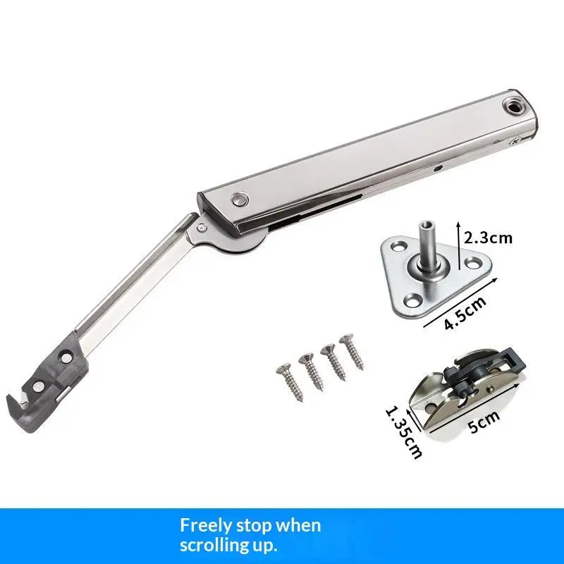Kitchen Cabinet Hydraulic Hinge Heavy Duty Adjustable Door Support Soft Close Lift Up Randomly Stop