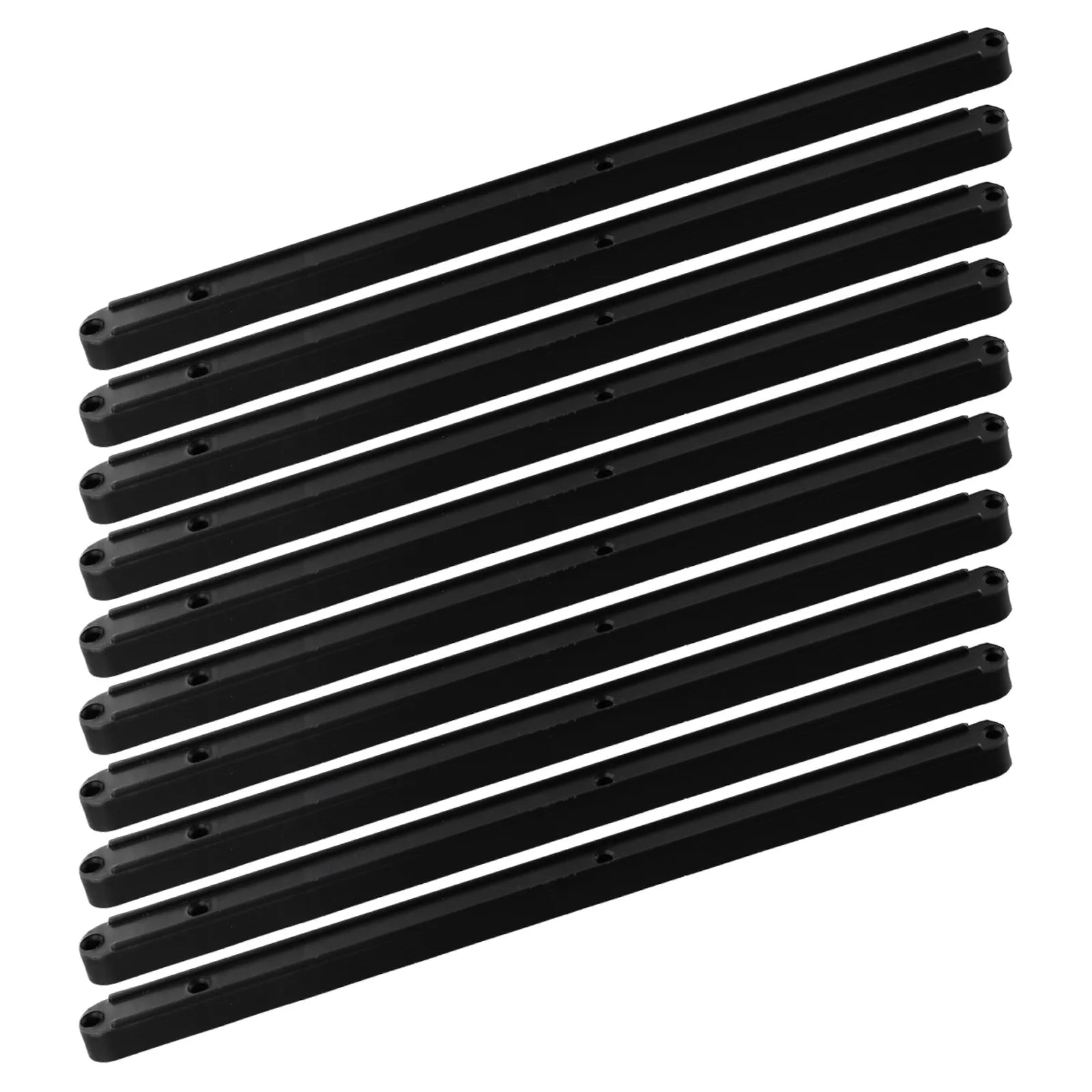 10 Pieces Plastic Drawer Slides Replacement Draw Runners 180 235 298mm Suitable for Drawers and Cabinet Grooves