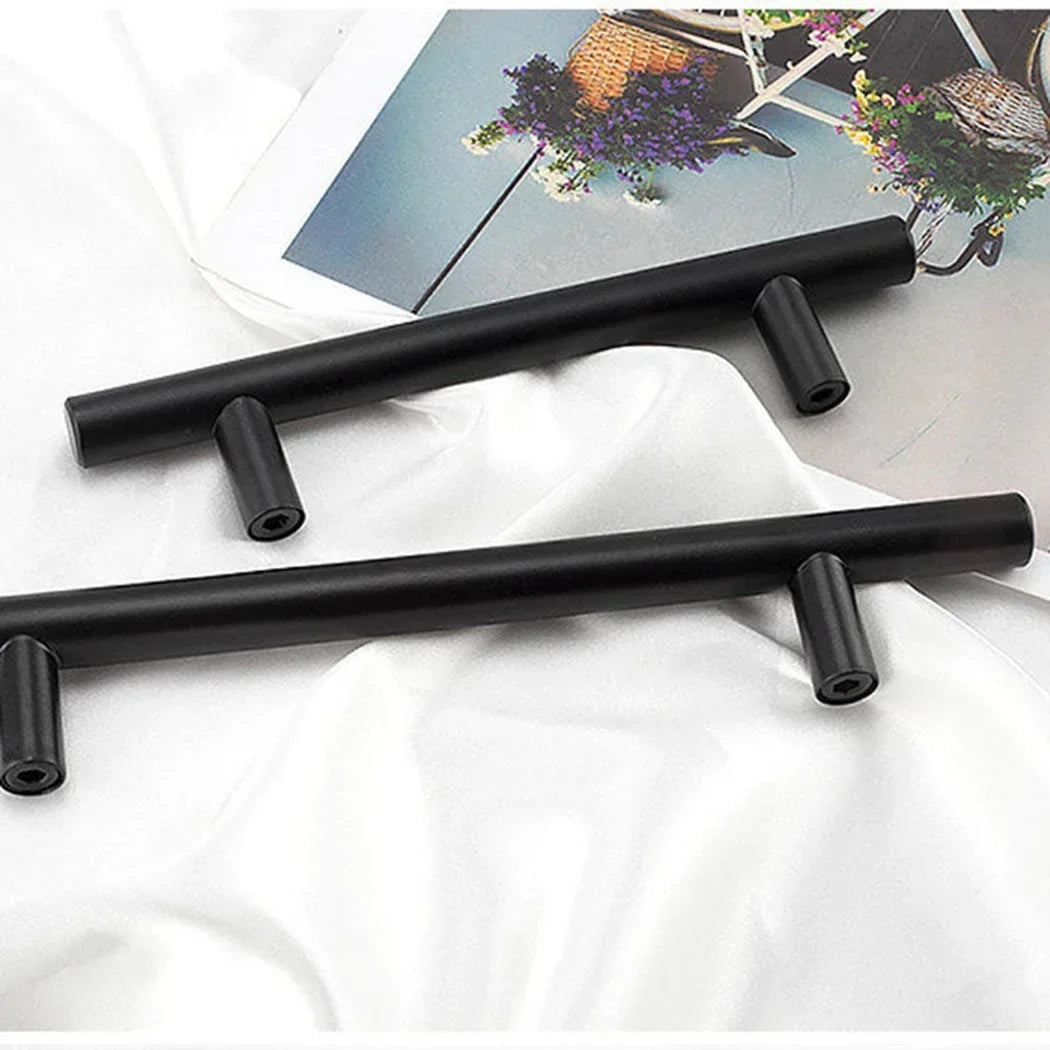 2/4/6/8/10/12 Inches Modern Stainless Steel Kitchen Door Cabinet T Bar Handle Pull Knob Cabinet Knobs Furniture Handle Cupboard