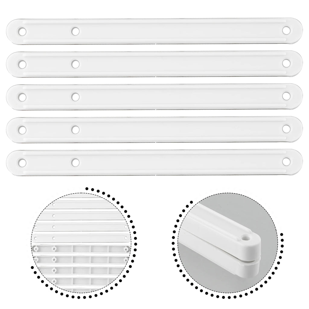 10Pcs Draw Rail Plastic Drawer Slides 180/235/298mm Draw Runners Replacement Drawer Runners Wardrobe Guide Rail Skidway
