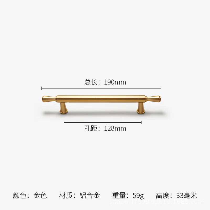 Long Kitchen Cabinet Hardware Cupboard Handles T Bar Furniture Hardware Drawer Pulls Rose Gold Door Handle Kitchen Accessories