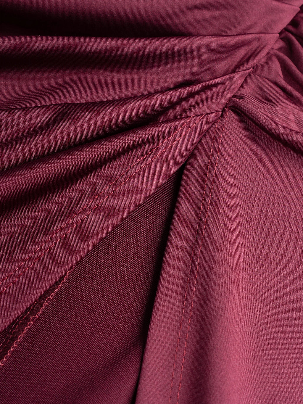Maxi Dress Spring Summer Women Burgundy Asymmetrical Halter Neck Ruched Split Hem Sexy Elegant Party Date Evening Club Dress