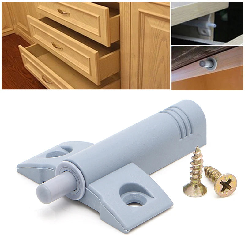 10 Kitchen Cabinet Door Drawer Soft Quiet Close Damper Buffers + Screws