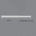 Adjustable Hanger Curtain Telescopic Pole Useful Stainless Steel Adjustable Hanging Rods Bathroom Product Household Wardrobe