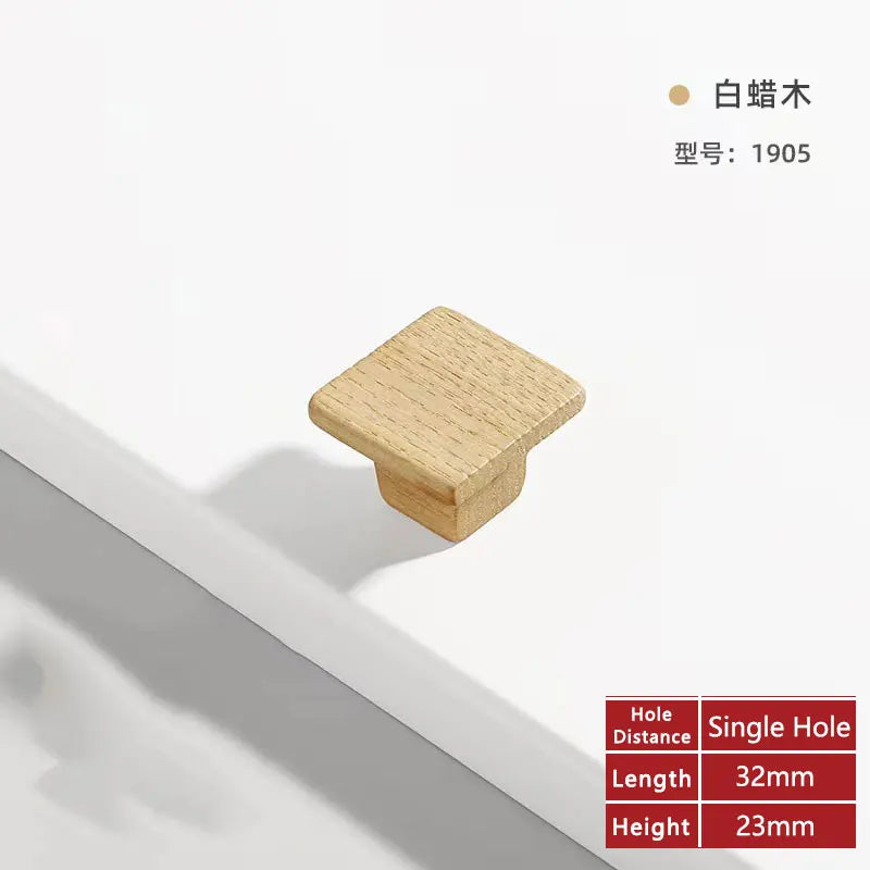 Wooden Cabinet Handles for Furniture Drawer Knobs Kitchen Cupboard Handles Wardrobe Door Knob and Handle Furniture Hardware