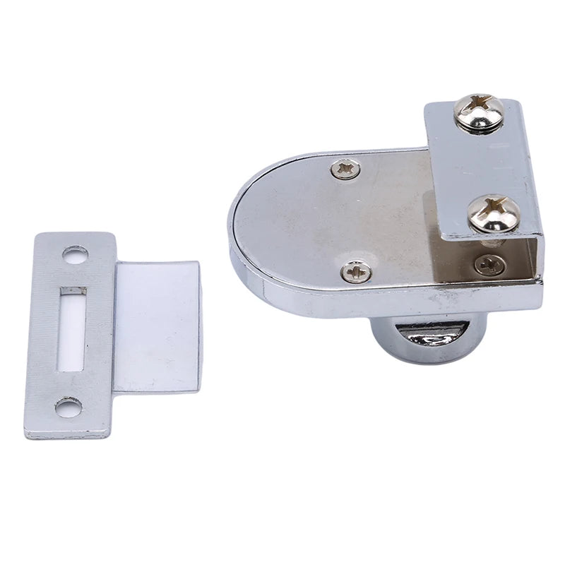 New Glass Display Cabinet/Showcase Locks Zinc Alloy Single/Double Door No Need Drilling Easy To Install Home Tool