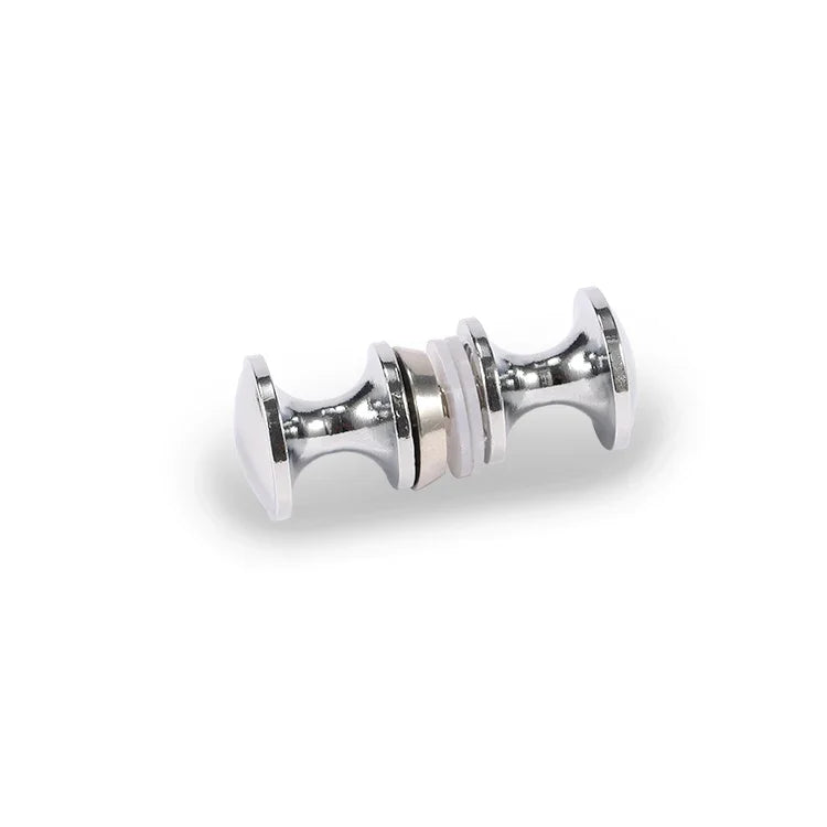 Bathroom Glass Door Handle Wooden Door Round Single-hole Small Handles Cabinet Drawer Knobs household Hardware Accessories