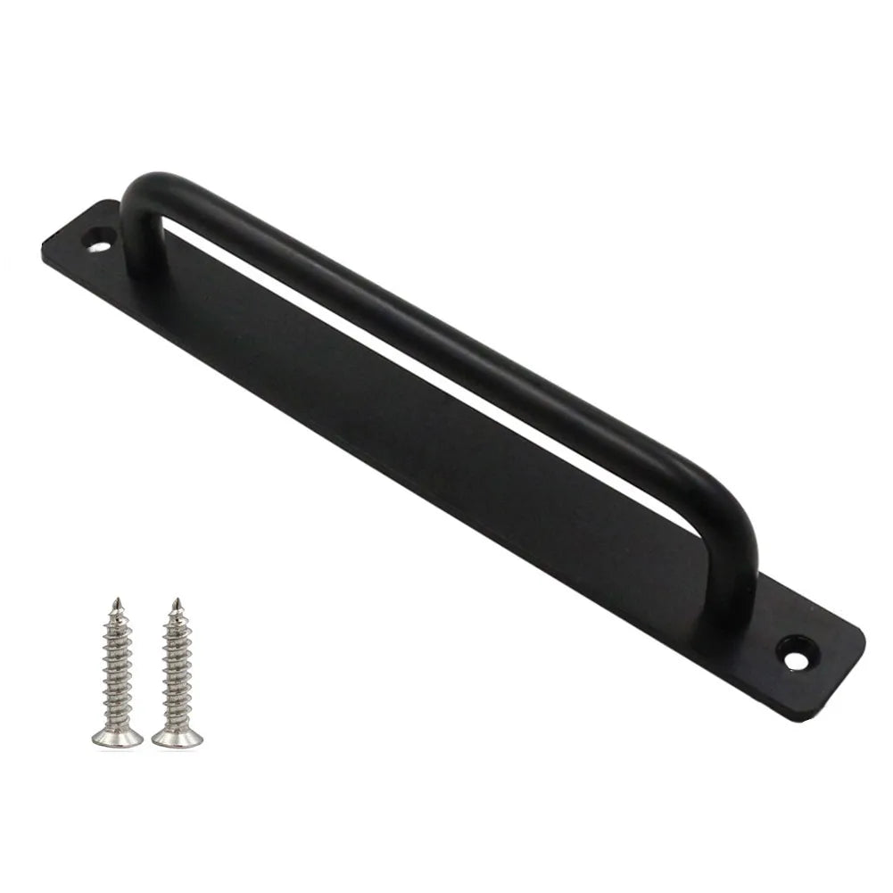 Sliding Door Handle Aluminum Alloy Kitchen Cabinet Door Knob Furniture Drawer Pull Hardware Pull Bar Handle For Gate Toilet Door