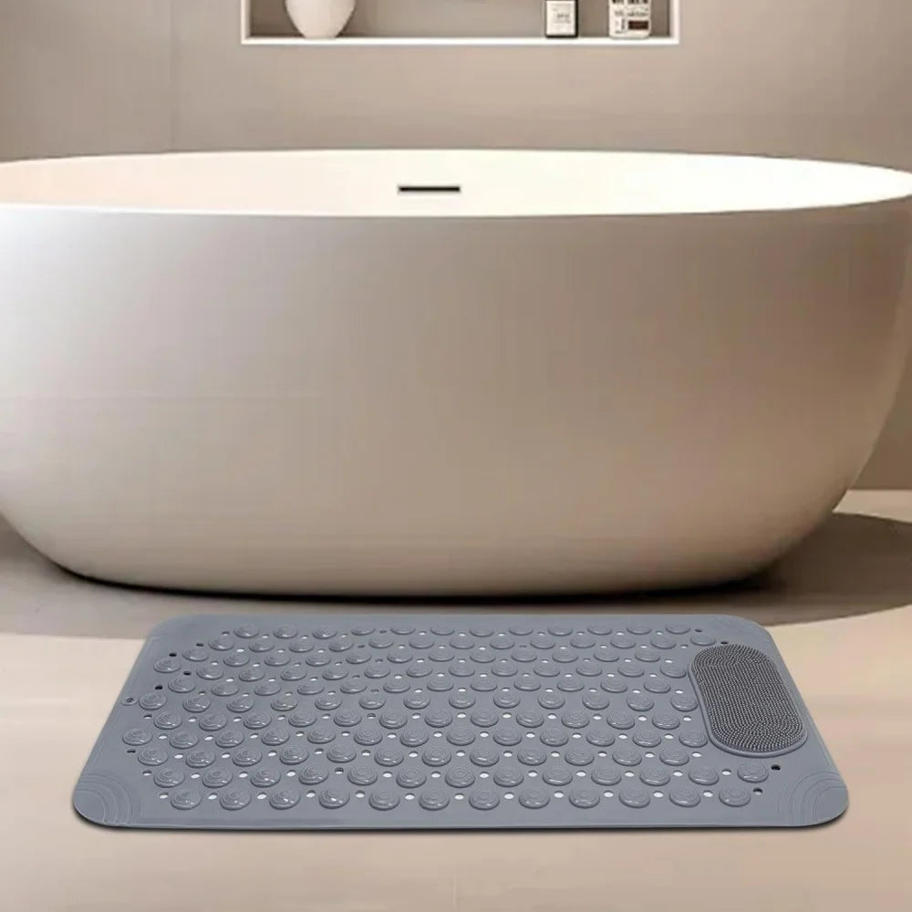 Shower Mat Hotel Quality for A Non-Slip Experience Luxury Anti-Slip Bath Mat with Suction Cups Bathroom Carpet