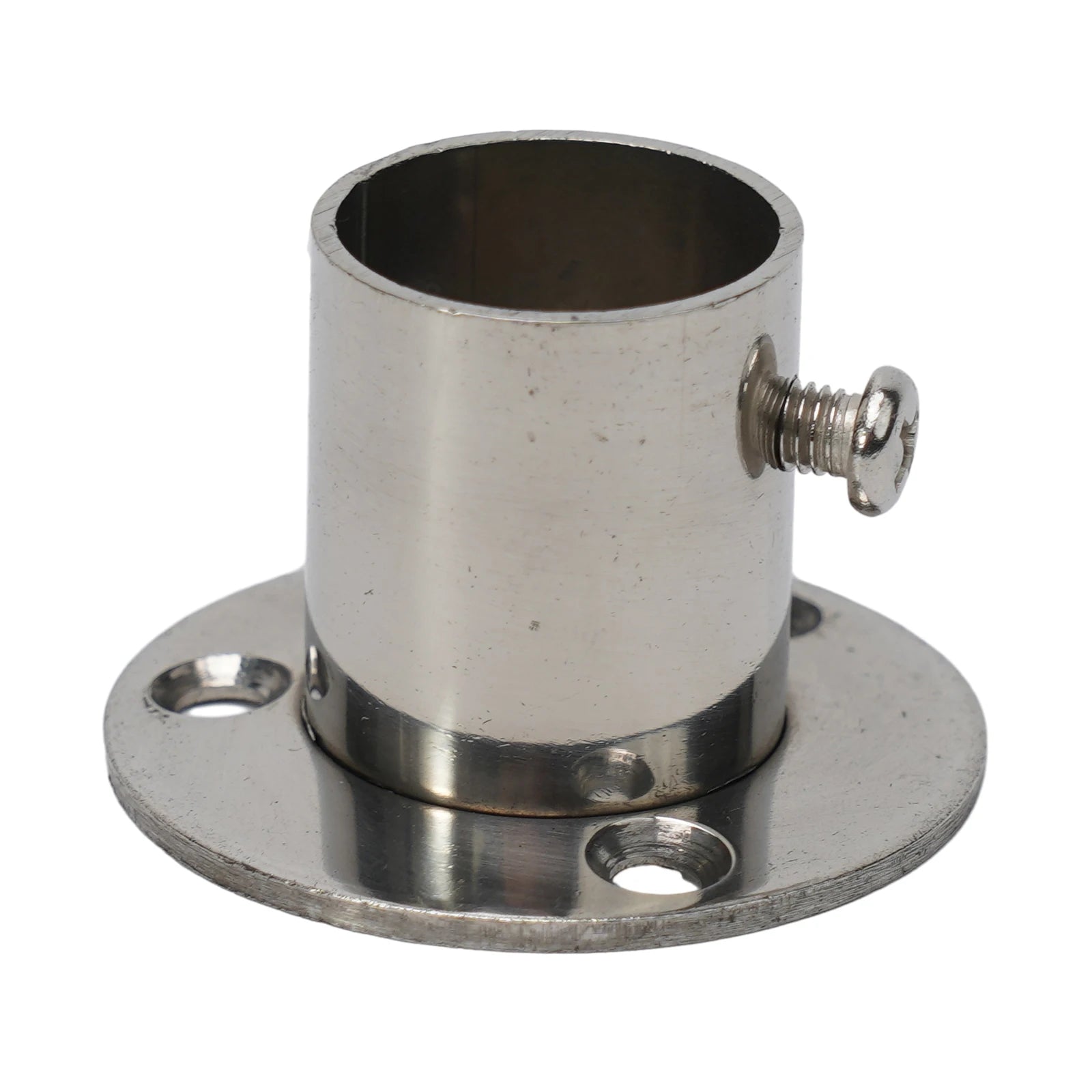 2pc 19-32mm Stainless Steel Wardrobe Support Closet Rod Flange Bracket Clothes Rod For Seat Hanger Pipe Holder
