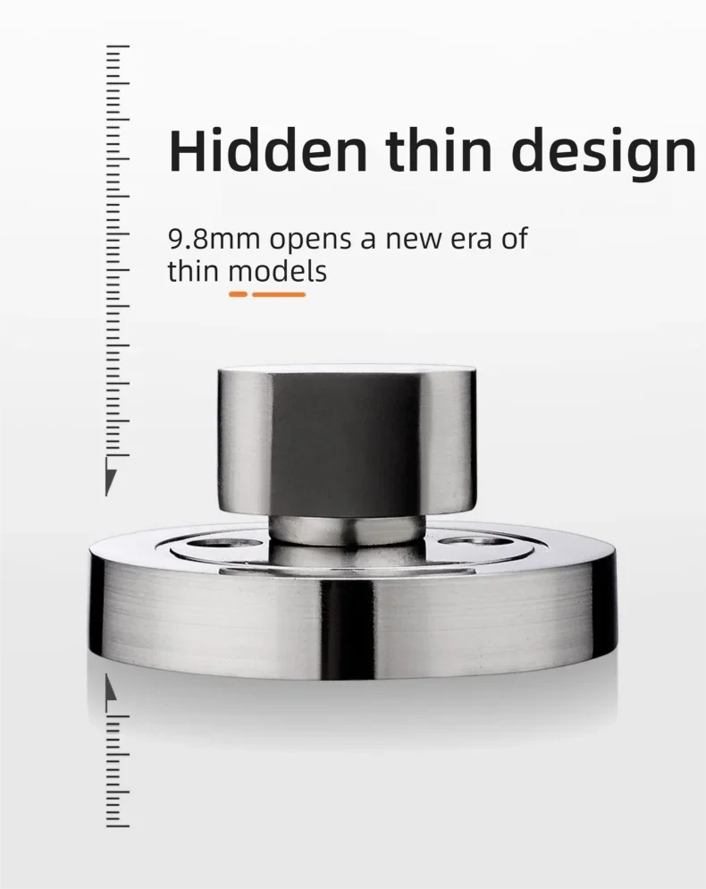 Hidden door lock; concealed lock; wooden door lock; single and double-sided lock; bedroom door lock; hallway lock; auxiliary ind