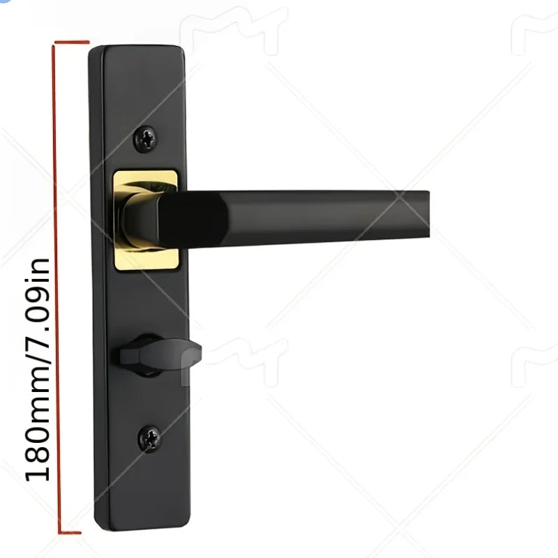 1 Aluminum Alloy Door Lock with 2 Handles // Suitable for Bathroom, Kitchen Doors / Bedroom and Room