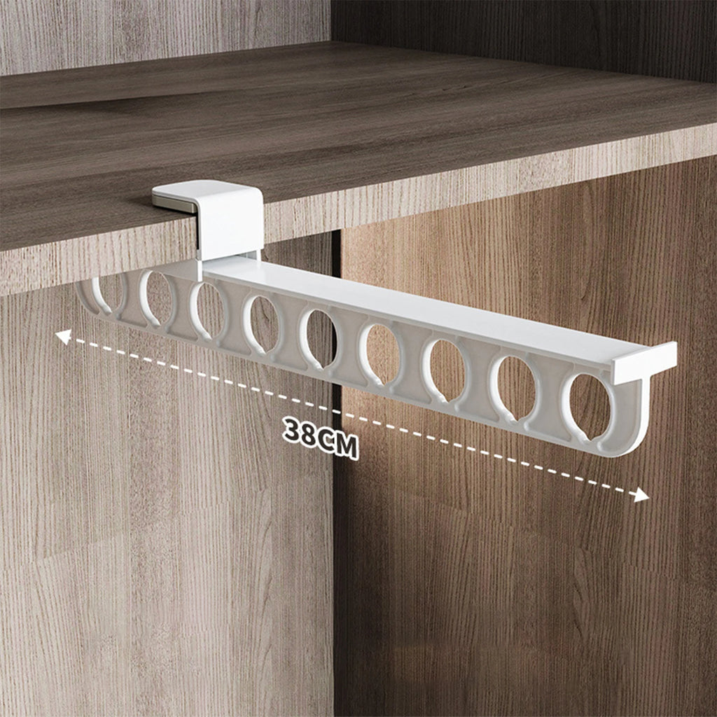 Retractable Closet Pull Out Rod Heavy Duty Closet Valet Rod Suitable for Wardrobes and Storage Areas