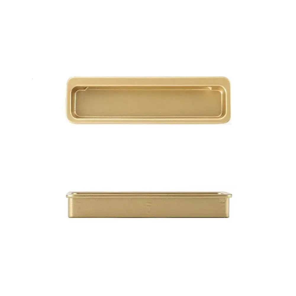 Modern Style Furniture Handle Metal Invisible Recessed Cabinet Door Handle Embedded Design Convenient