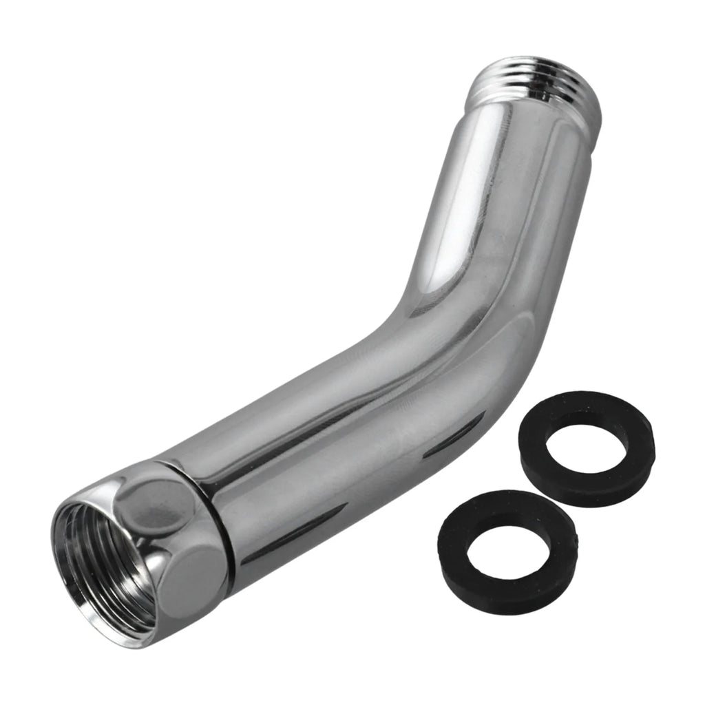 Bathroom Upgrade Chrome Hand Shower Connector Easy Install Shower Head Connector Stainless Steel Hassle-Free Setup