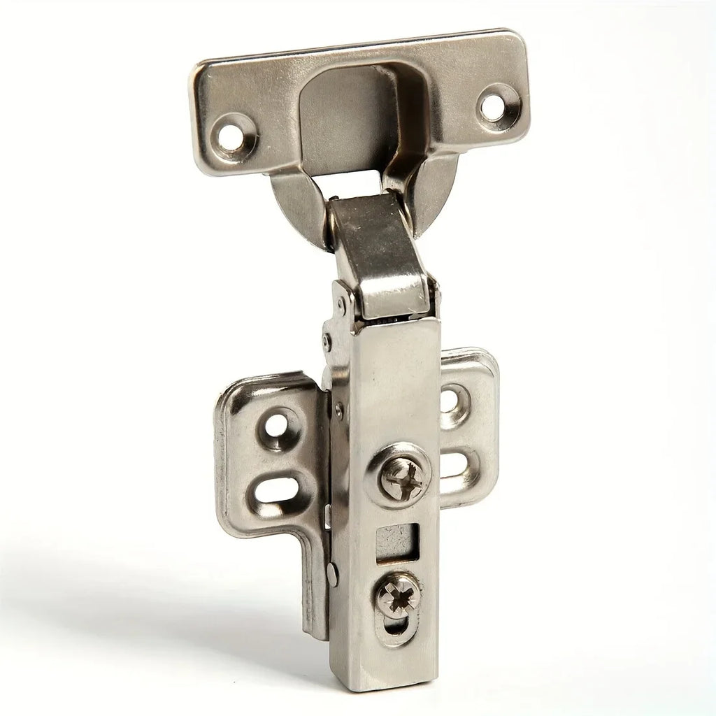 2/20Pcs Cabinet Hinges with Screws Steel Hinges For Furniture Full Overlay Mute Cabinet Door Cupboard Hinges Furniture Fitting