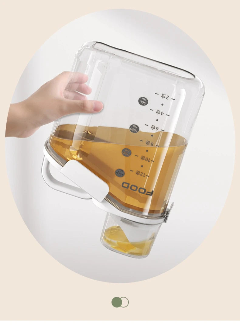Airtight Food Storage Containers Cereal Dispenser Cereal Container Storage Box Rice Dispenser Grain Dispenser Kitchen Organizer