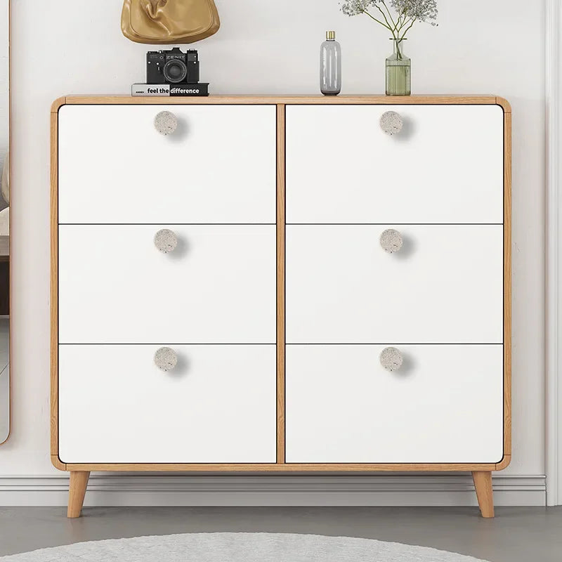 Cylindrical Modern Simple Cabinet Wardrobe Door Handle Drawer Aluminum Alloy Nordic Light Luxury Artificial Marble Handle