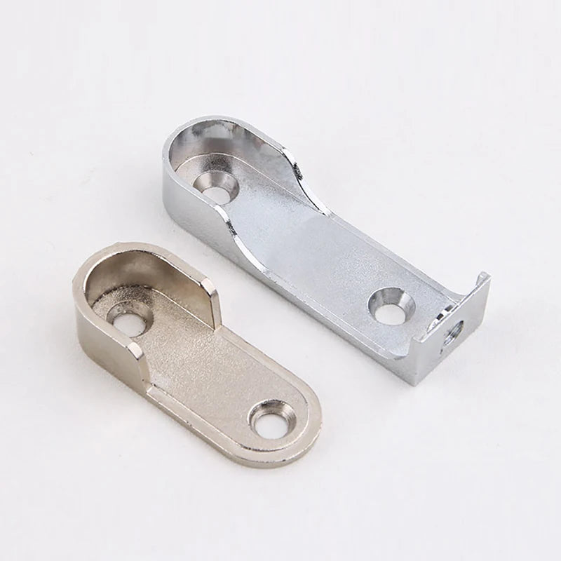 2/4/PCS Wardrobe Clothes Tube Support Closet Rod Pole End Bracket Thickening Holder Cupboard Hardware Furniture Accessories