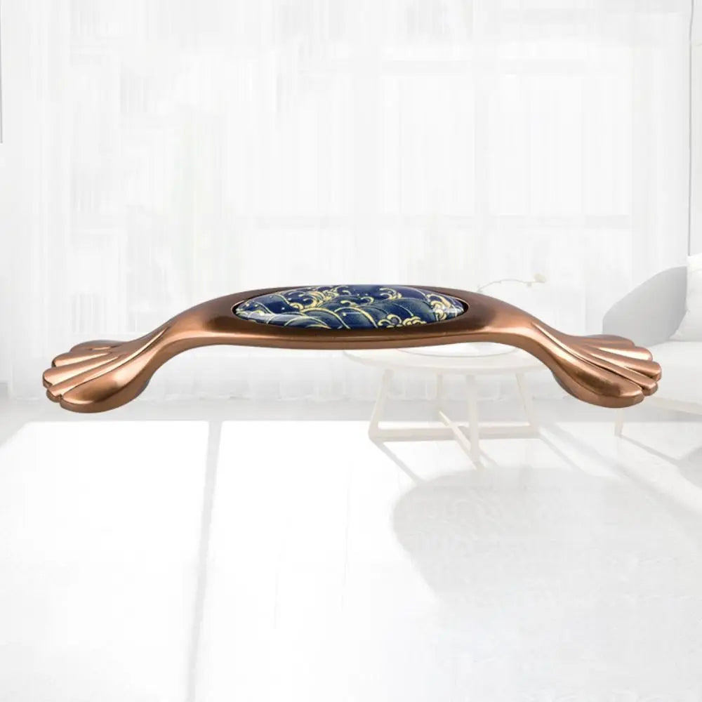 2pcs High-end Luxury Handles Contemporary Sleek American-style Handles Ceramic Minimalist Design Cabinet Handles Drawers