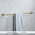 Brushed Gold Bathroom Accessories Set Toilet Brush Holder Toilet Paper Holder Towel Bar Rail Rack Hanger Hook Hardware