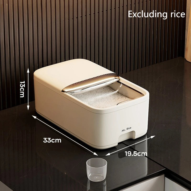 Rice Storage Containers Can Keep Rice Fresh Prevent Moisture and Pests and Are Suitable for Kitchen Storage