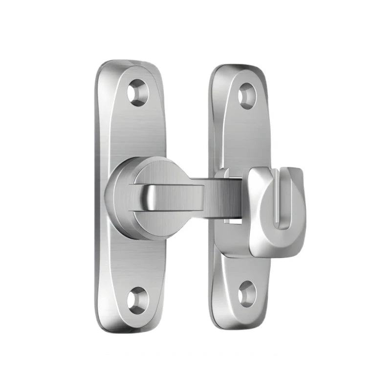 90/180 Degree Flip Door Lock Home Security Sliding Door Latch Small Gate Latches Hardware Anti-theft Lock Zinc Alloy Door Bolts