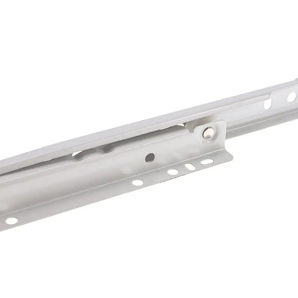 1Pair Chute Cabinets Keyboard Roller Pulley Furniture Slides Mute Two Section Drawer Track Slides Cabinet Rails