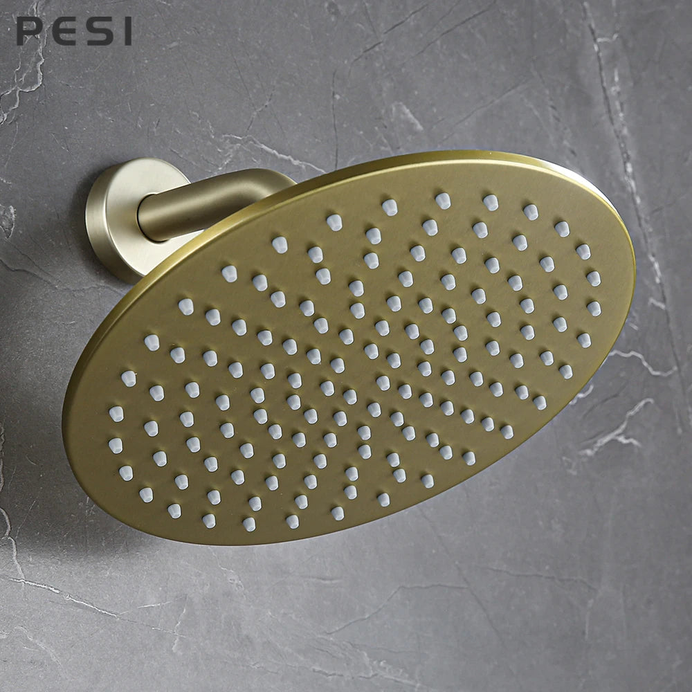 Stainless Steel Shower Head 10 Inch Magic Rainfall Bath Head Ceiling Wall Mounted Bathroom Accessories Water Save For Shower