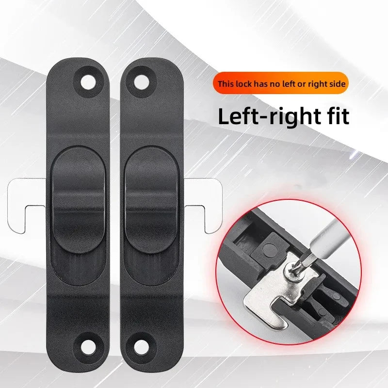 Sliding Folding Trackless Screen Door Latches Push-Pull Mesh Window Hook Locks Anti-theft Lock Buckle Left&Right Universal Latch