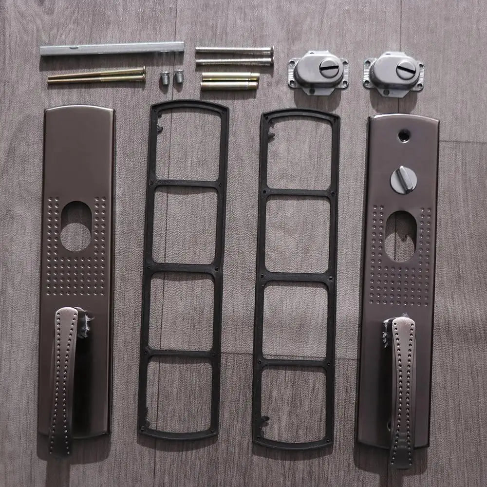 Household Hardware Universal Security Door Handle Aluminium Alloy Thickened Panel Handle Anti-theft Practical Door Lock Door