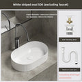 1 modern ceramic bathroom large sink, bathroom sink, modern home vanity basin (excluding faucet), suitable for balcony bathroom,