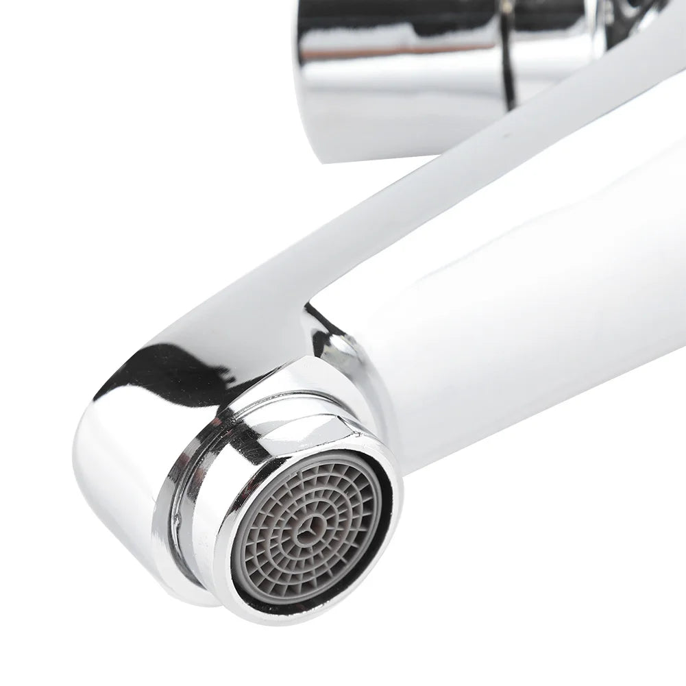 Basin Sink Bathroom Faucet Deck Mounted Cold Single Water Basin Tap Time Delay Lavatory Sink Tap Water Saving Household Tap