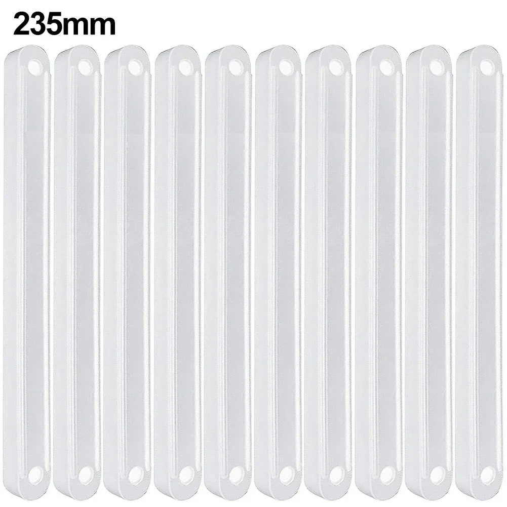 10Pcs Draw Rail Plastic Drawer Slides 180/235/298mm Draw Runners Replacement Drawer Runners Wardrobe Guide Rail Skidway
