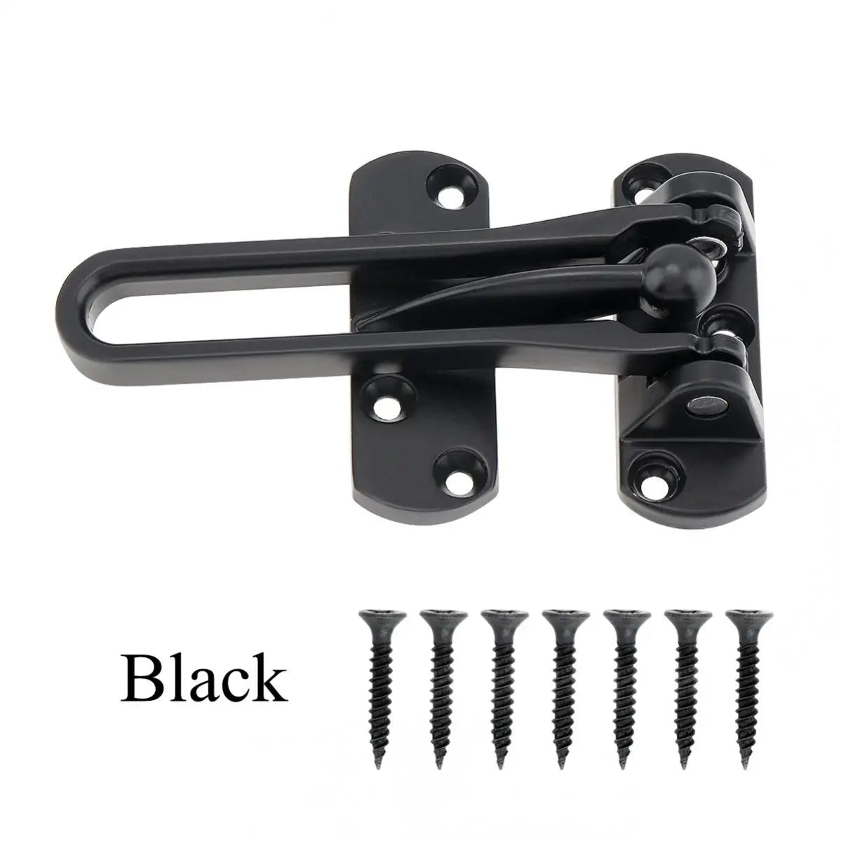 Door Bolt Home Anti-theft Room Door Bar Door Lock Latch for Home &amp,Hotel Security Door Chain Lock U Swing Front Door