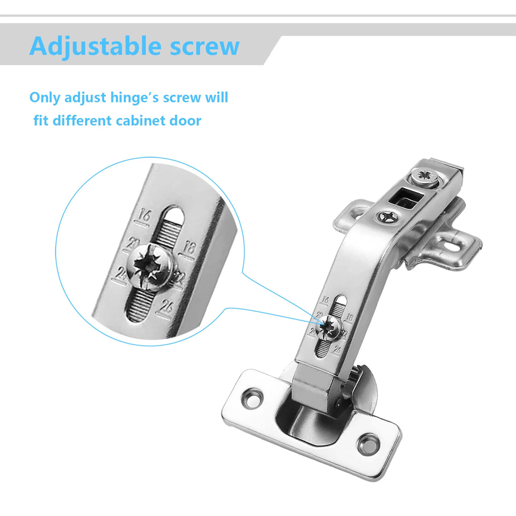 2pcs 135 Degree Lazy Susan Hinge Corner Cabinet Door Hinges Kitchen Cupboard Combination Furniture Soft Close Door Hardware