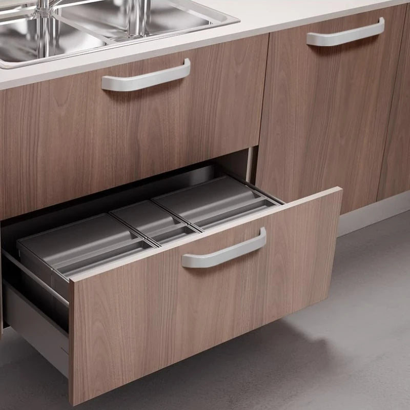 Modern Simple Handles for Furniture Silver Bedroom Wardrobe Dresser Nightstand Drawer Handles Kitchen Drawer Cabinet Handles