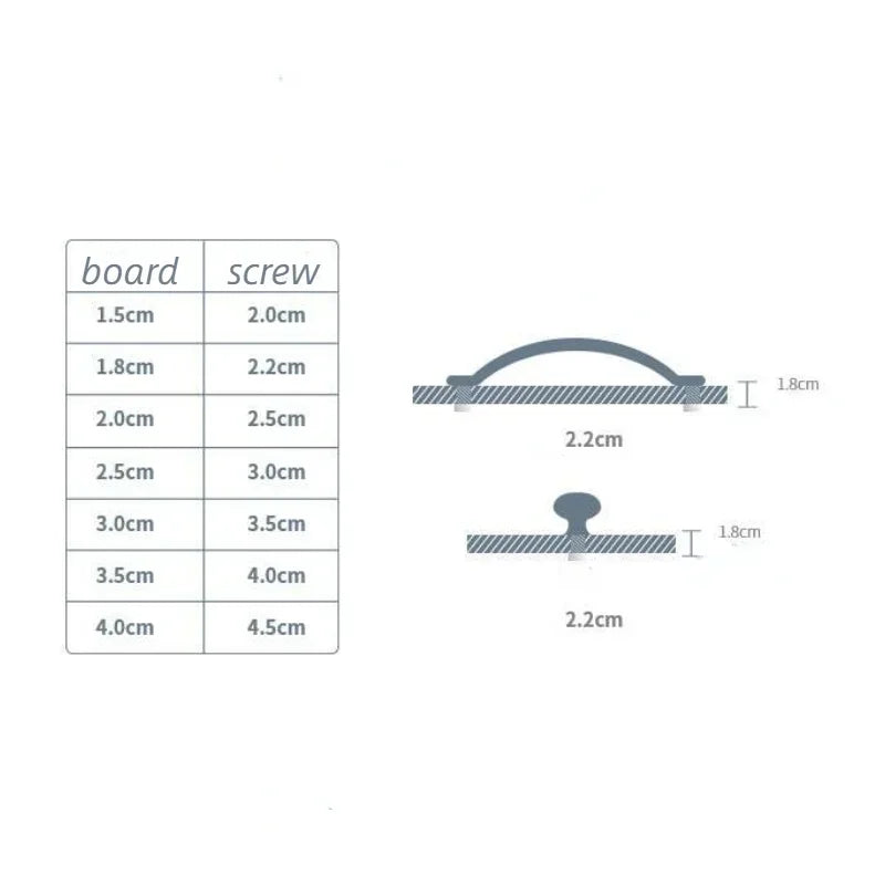 Wooden Cabinet Door Handle Cupboard Door Knob and Handle Kitchen Cabinet Knobs Wardrobe Door Handles for Furniture Hardware