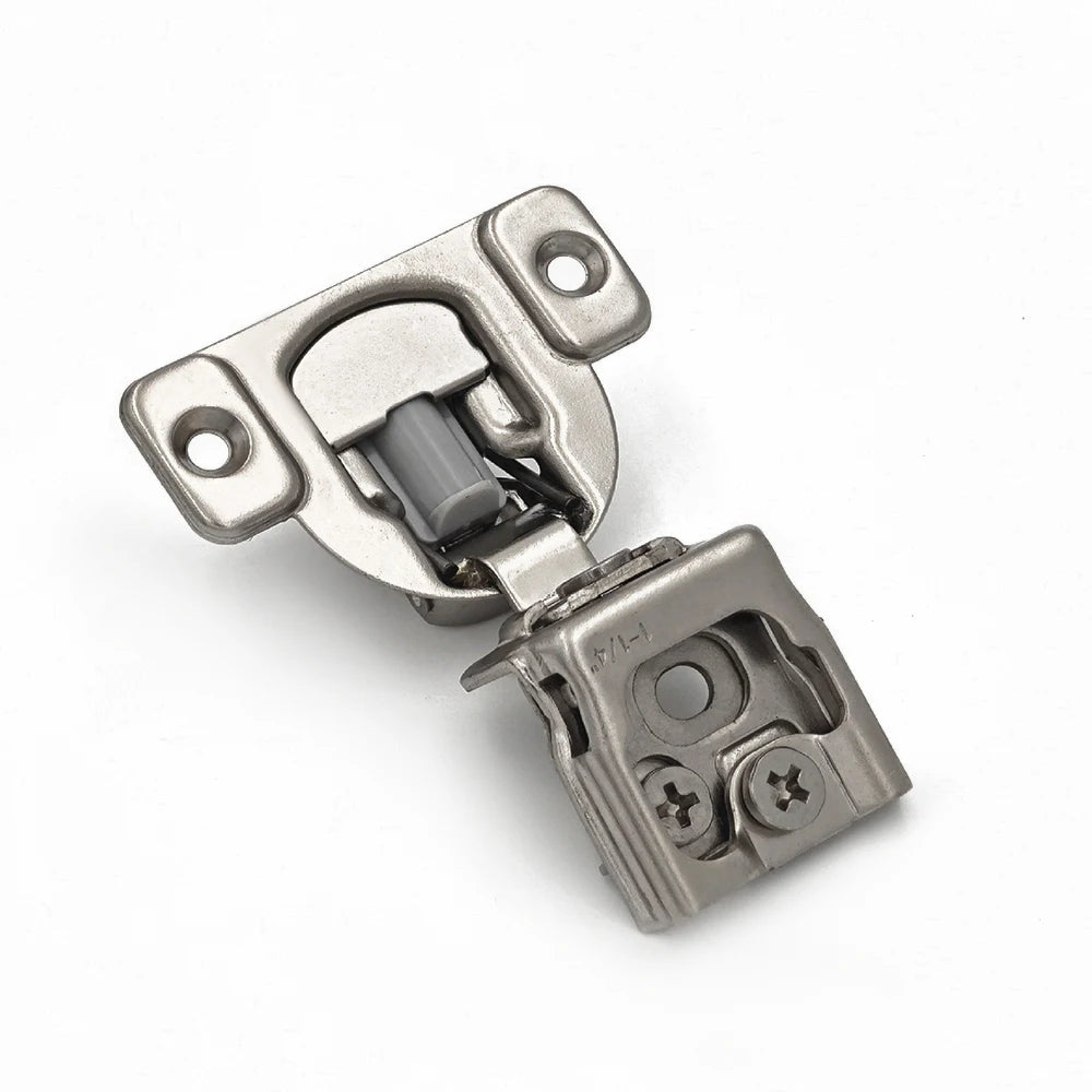 2Pcs Soft Closing Cabinet Hinge Overlay Self Slow Close Door Hinges for Kitchen Cabinets Face Frame Concealed Hinges Door Damper