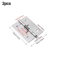 2pcs Self Closing Spring Door Hinge Stainless Steel Hinge For Window Cabinets Jewelry Boxes Automatic Rebound Hardware