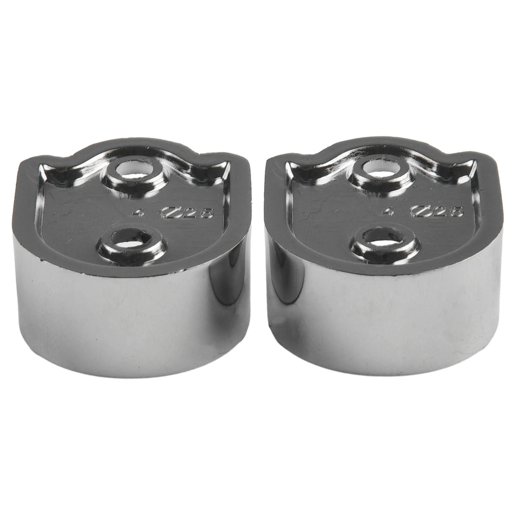 Wardrobe Rail Hanger Rod Socket Support Tube Round End Bracket Holder Heavy Duty U Shaped Rod Socket Home Hardware Accessories
