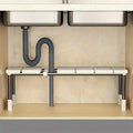 Adjustable Under-Sink Storage Rack - Stainless Steel Multi-Layer Space-Saving Storage Rack, Suitable for Kitchen and Bathroom Cabinets, Durable Design Without Wood, Easy to Install, Multi-Functional Under-Sink Organizer, Idea