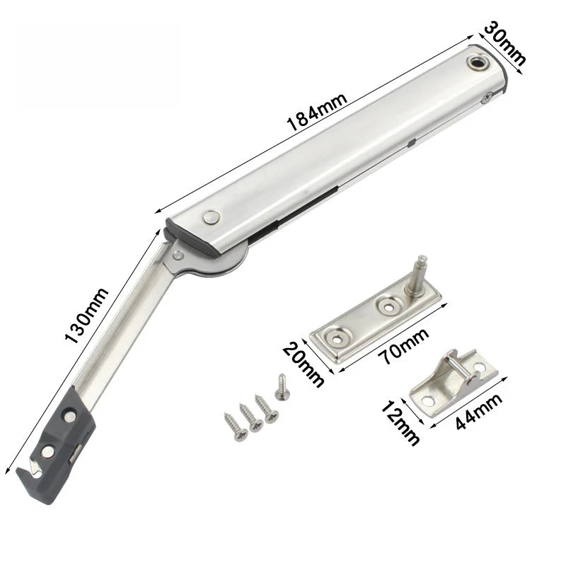 New Heavy Duty Hydraulic Cabinet Hinge Randomly Stop Soft Closing Kitchen Hinges Adjustable Door Support Lift Up Door Hardware