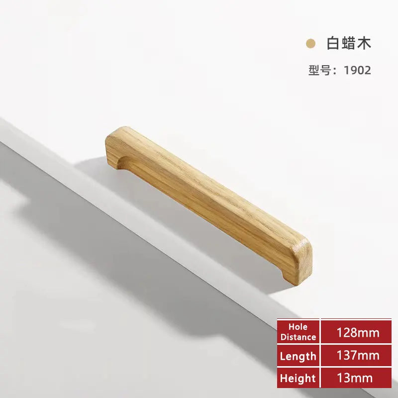 Wooden Cabinet Handles for Furniture Drawer Knobs Kitchen Cupboard Handles Wardrobe Door Knob and Handle Furniture Hardware